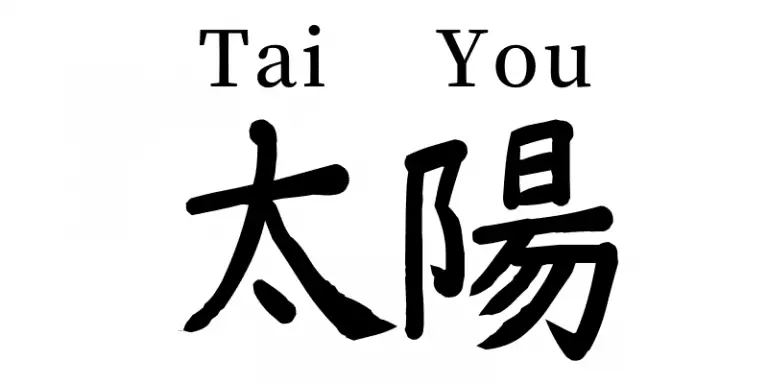 SUN in Japanese Kanji Symbol & Free Download!