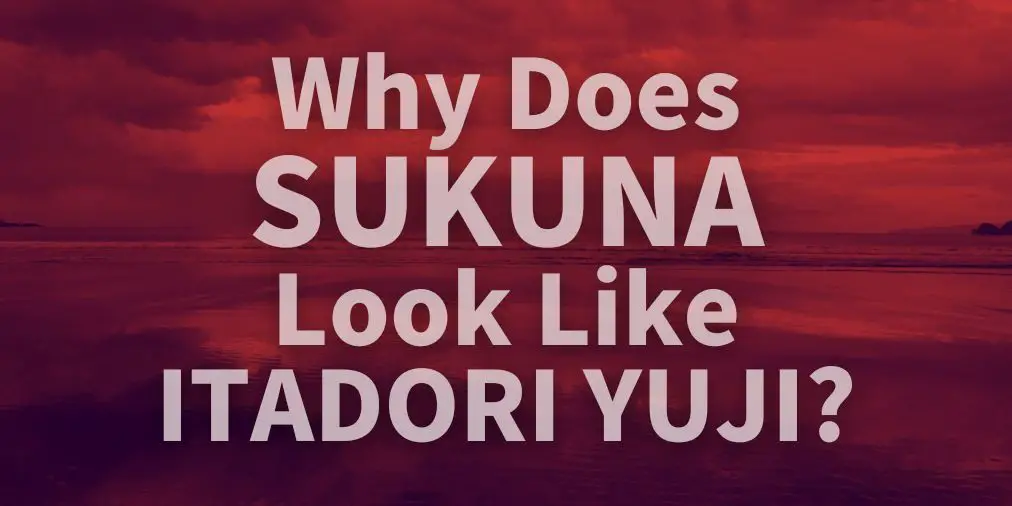 why does sukuna look like itadori yuji?
